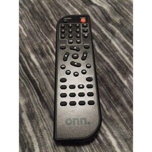onn. Remote Control 100122641 for Portable Dual Screen DVD Player Black